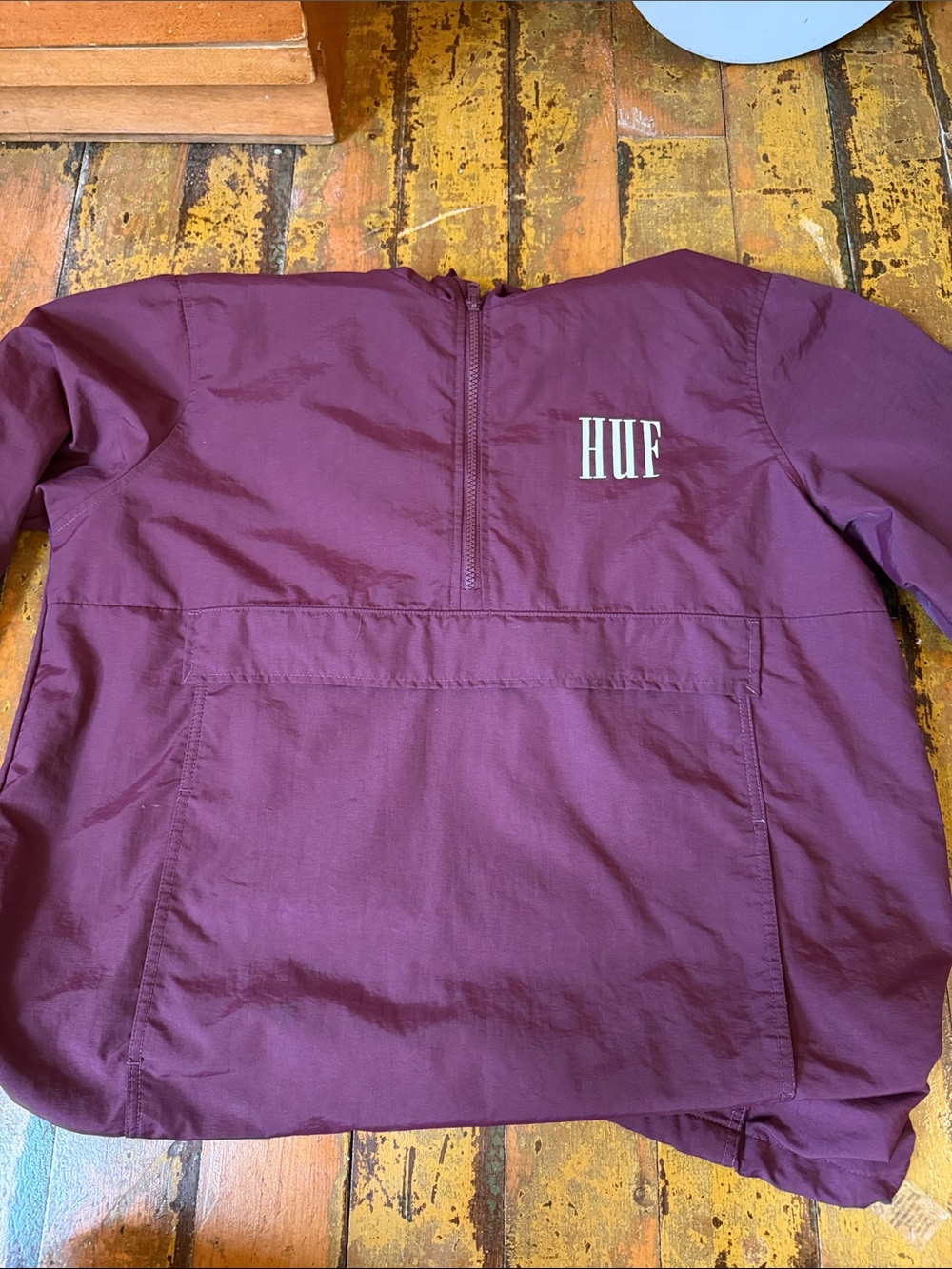 Zoomiez HUF Half-Zip Pullover in Plum